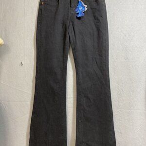 Pine IV By Newman Marcus Black Flare Women’s Jeans Pants Sz 29/10 NWT  MSRP $200